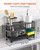 Kitchen Sink Caddy Organizer, 2 Tier Sponge Holder for Kitchen Sink with High Brush Holder & Divide E415-HMJTMSBXGDH0QOF3O001V0