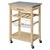 Natural Wood Finish Kitchen Island Cart with Granite Top Q280-LGTKC452791