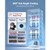 Commercial Merchandiser Refrigerator, 9.6 Cu.Ft / 273 L Glass Door Display Refrigerator, Upright Be E415-LSYLZSJDMDDXIQF1X001V1