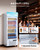 Commercial Merchandiser Refrigerator, 9.6 Cu.Ft / 273 L Glass Door Display Refrigerator, Upright Be E415-LSYLZSJDMDDXIQF1X001V1