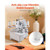 Serger Overlock Sewing Machine, 1250 Stitches Per Minute, 2-3-5 Thread Capability, with LED Light a E415-JYBFJJY5X23590832001V1