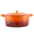 Orange Red Sunbust 7-Quart Enameled Cast Iron Dutch Oven with Lid Q280-ASQECID81756274