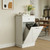 Trash Can Cabinet in White Wood Finish - Accommodates 10-Gallon Trash Bin Q280-WAMWLCT729581753