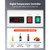 Commercial Merchandiser Refrigerator, 35.3 Cu.Ft / 1000L Upright Beverage Cooler, 2 Glass Door Disp E415-LSYLZSJSMDDXBGR80001V1