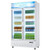 Commercial Merchandiser Refrigerator, 35.3 Cu.Ft / 1000L Upright Beverage Cooler, 2 Glass Door Disp E415-LSYLZSJSMDDXBGR80001V1