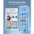 Commercial Merchandiser Refrigerator, 15.9 Cu.Ft / 450 L Glass Door Display Refrigerator, Upright B E415-LSYLZSJDMDDXB9ASC001V1