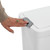 Set of 4 - White 8 Gallon Latch Top Kitchen Wastebasket Trash Can Q280-STEJFY409114