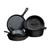 5-Piece Cast Iron Cookware Set with Dutch Oven Griddle and Skillets Made in USA Q280-DPCICSL96415783