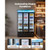 Commercial Merchandiser Refrigerator, 26.8 Cu.Ft / 760L Upright Beverage Cooler, 3 Glass Door Displ E415-LSYLZSJSMDDX0F0TJ001V1