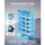 Commercial Merchandiser Refrigerator, 26.8 Cu.Ft / 760L Upright Beverage Cooler, 3 Glass Door Displ E415-LSYLZSJSMDDX0F0TJ001V1