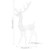 Acrylic Reindeer Family Christmas Decoration 300 LED Colorful A949-329796