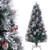 7 FT Flocked Christmas Tree with 8 Lighting Modes B593-CM24737USCM24825USCM24826US
