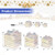 Set of 3 Christmas Lighted Gift Boxes with Bows and Plug B593-CM24886US