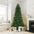 Artificial Christmas Tree Green Hinged Holiday Tree with 721/1019 Lush Branch Tips-6 ft B593-CM24780