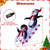 Lighted Christmas Decoration Penguins 3D Pre-Lit Penguins Slide with 170 LED Lights D681-CM25111US