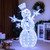 5 ft Pre-Lit Christmas Snowman with Stars - Color: White D681-CM24769US