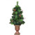 LED Christmas Tree with Red Berries Pine Cones-3' - Color: Green - Size: 3 ft D681-CM20674