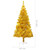 Artificial Christmas Tree with Stand Gold 4 ft PET A949-329185