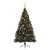 Artificial Pre-lit Christmas Tree with 300 LEDs Black 82.7" PVC A949-3397151