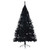 Artificial Pre-lit Christmas Tree with 300 LEDs Black 82.7" PVC A949-3397151
