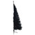 Artificial Pre-lit Christmas Tree with 300 LEDs Black 82.7" PVC A949-3397151