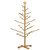 Wooden Christmas Tree with Stand Brown 49.21 in Solid pine wood A949-42018060