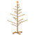 Wooden Christmas Tree with Stand Brown 49.21 in Solid pine wood A949-42018060