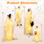 4 PCS Halloween Light up White Cloth Ghost Family with Red and Warm White LED Lights - Color: White D681-CM24803