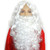 Christmas party fun costume props Santa Claus beard wig white curly long synthetic hair adult role- Y829-1322175419622879250