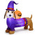 [Only FB Group]5 Feet Long Halloween Inflatable Dachshund Dog with Pumpkin B593-GR-CM24077US