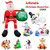 Other Event Party Supplies OurWarm Christmas Inflatable Santa Claus Climbing Surfiing Decorations I Y829-1446776061256708106