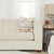 20" Ivory Blue and Orange Thanksgiving Cotton Pillow With Applique, Embroidery Edges N270-518653