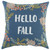 18" Blue and Pink Thanksgiving Cotton Pillow With Embroidery Edges N270-518666