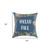 18" Blue and Pink Thanksgiving Cotton Pillow With Embroidery Edges N270-518666