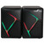 beFree Sound Dual Compact LED Gaming Speakers D970-BFS-N115