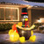 5 FT Inflatable Turkey with Pumpkin and LED Lights for Indoor Party B593-CM24942US