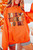 Orange TALK TURKEY TO ME Heat Transfer Printing Graphic Thanksgiving Holiday Sweatshirt T543-8797496017138