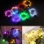 Emitting Color: WHITE, Style: X, Wattage: 6-10W - With battery LED String Lights Copper Silver Wire F640-12000034585685874