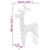  Reindeer Christmas Decorations 2 pcs 23.6"x6.3"x39.4" Acrylic A949-3154336