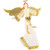 5.2 Feet Christmas Pre-Lit Angel with Halo Wings and 180 Warm White LED Lights B593-CM24771US