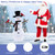 4.2 Feet Lighted Snowman and Redbirds Christmas Decoration B593-CM24282US