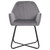  Dining Chairs 2 pcs Gray Velvet A949-249804