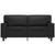  2-Seater Sofa Black 47.2" Faux Leather A949-359412