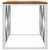  Coffee Table Stainless Steel and Solid Wood Acacia A949-349967