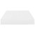  Floating Wall Shelves 2 pcs High Gloss White 15.7"x9.1"x1.5" MDF A949-323743