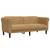  Sofa 2-Seater Brown Faux Suede Leather A949-372584