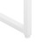  Sideboard White 29.5"x13.8"x29.5" Steel A949-335872