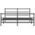  Metal Bed Frame without Mattress with FootboardBlack 59.1"x78.7 A949-355385