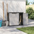  Outdoor Storage Cabinet Gray and Black 38.2"x14.6"x33.5" PP A949-364202