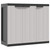  Outdoor Storage Cabinet Gray and Black 38.2"x14.6"x33.5" PP A949-364202